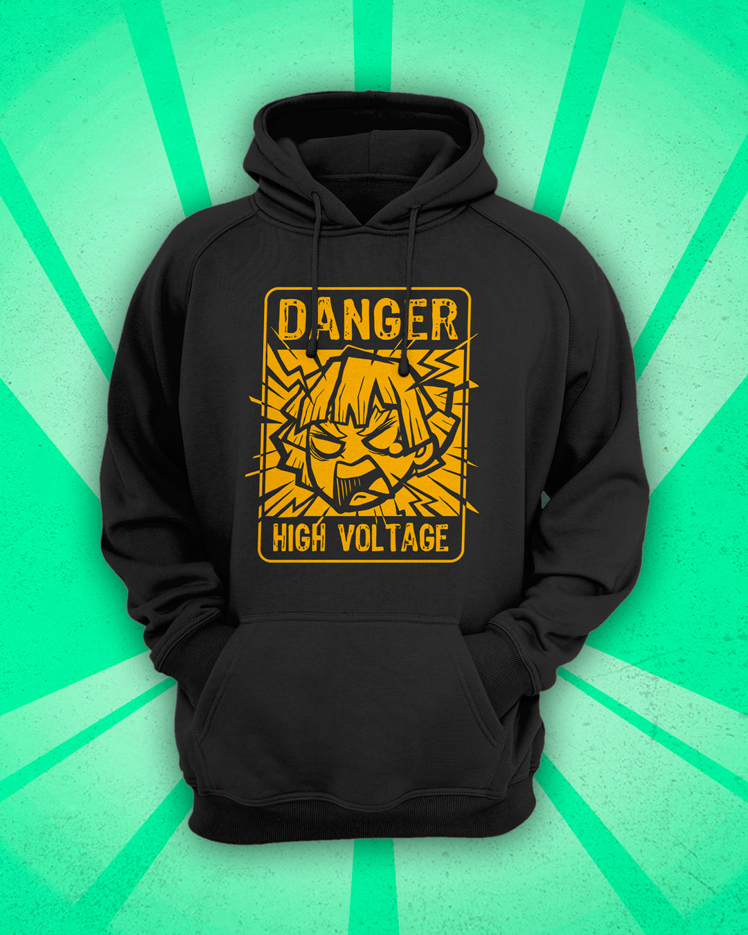 Sudadera High Voltage Zenitsu